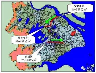 望虞河水利工程示意图