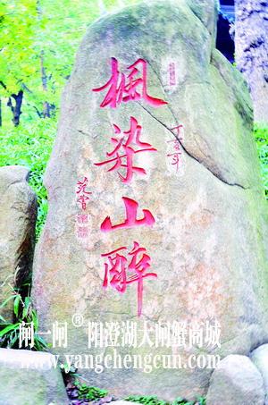 当代书画家范曾题写的石刻