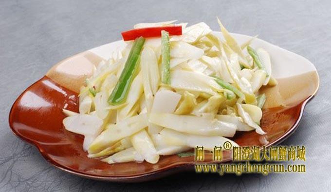 素炒茭白