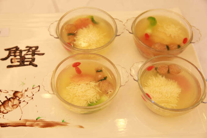 蟹黄菊花豆腐