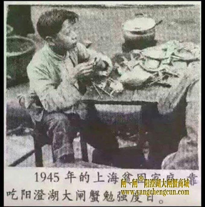 解放前的穷人拿大闸蟹当饭吃？
