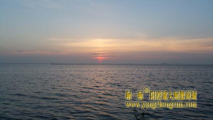 阳澄湖日出