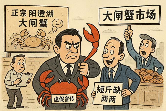 相城区曝光四起大闸蟹市场违法典型案例